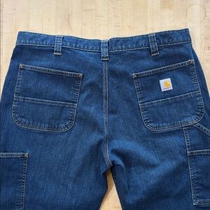 Carhartt Jeans Men’s 40x30 Rugged Flex Relaxed Fit Utility‎ Blue Denim #102808